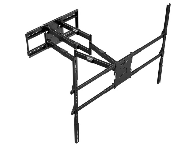 The Beast XXL Long Arm TV Wall Mount, 75-140' Full motion mount holds up to 275 lbs, 38.6' extension, tilt swivel level adjust, VESA 1200x900