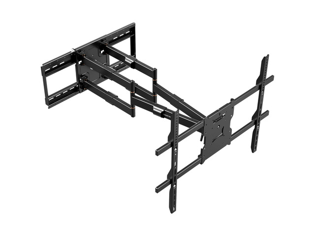 The Beast Heavy Duty TV Wall Mount, 60-110' Full motion dual arm mount for 98-100' TVs up to 275 lbs, 39' extension, VESA 100x100-800x600