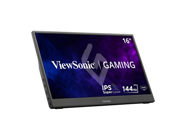 VX1654 16 Inch Portable Gaming Monitor, 1080p 144Hz IPS USB-C Mini HDMI For Consoles; 60W USB-C Powers Laptops, Built-In Stand Supports Travel,...
