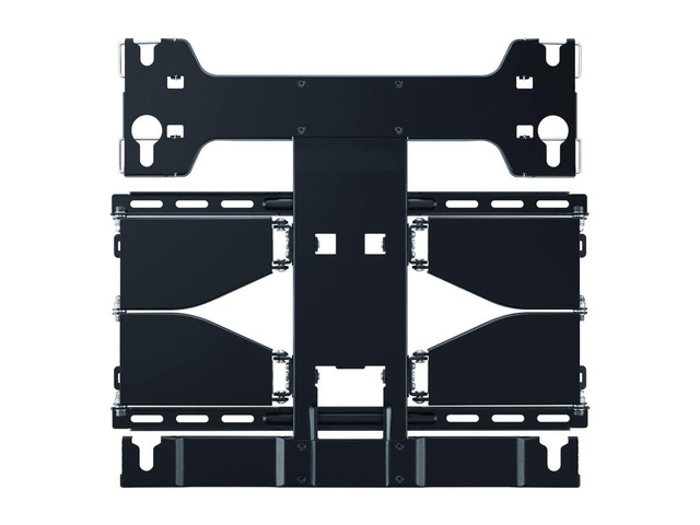 Full Motion Slim TV Wall Mount, Fits 56- 75 TVs, Minimizes TV-to-Wall Gap, Adjustable Left and Right, Tilt and Swivel, VESA 400x300-400x400, Black...