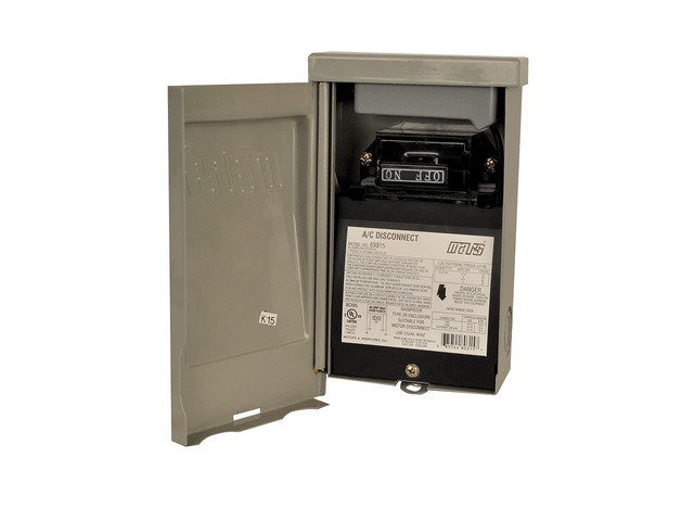 83915 - 60A Non-Fused A/C Disconnect w/ Side Open, Internal Surge Protector (240V)