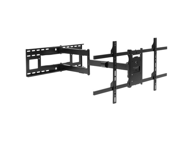 Full Motion TV Wall Mount, 40' Extension, 40-80' Dual arm articulating mount holds up to 110 lbs, VESA 100x100 to 800x400, corner & fireplace...