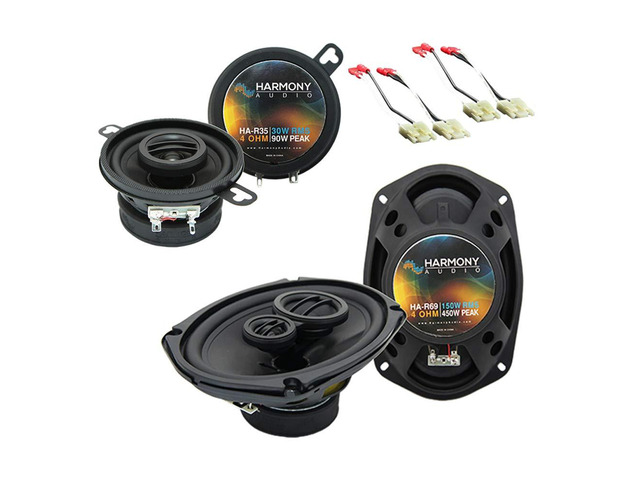 Speaker Package Fits Oldsmobile Cutlass Calais 1985-1991 Includes R65 and R35 factory replacement drivers, clear upgraded sound, simple plug-in...