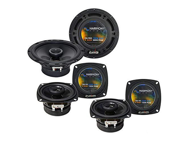 Fits Toyota Land Cruiser 1997-2012 R65 6.5' and 4' Speakers Complete car upgrade kit, smooth highs punchy midbass, direct bolt-in replacement...