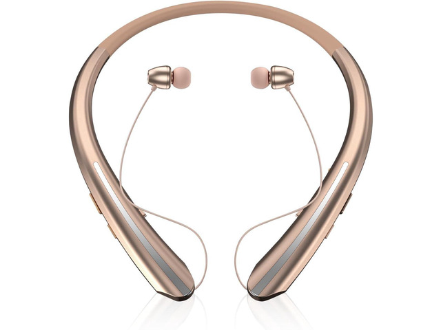 Bluetooth Headphones Wireless Neckband Bluetooth Earphones Auto Retractable Earbuds with 24H Playtime,Sports Waterproof Earphone,Noise Cancelling...