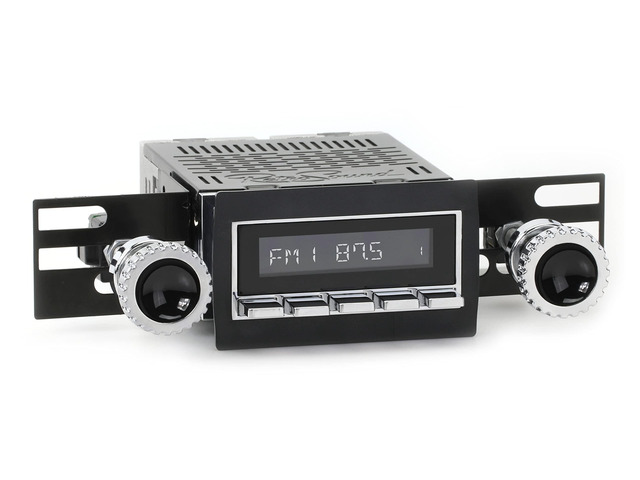 RetroRadio AM FM Stereo 56-76 Chrome Compatible with 1960-63 Chevrolet C/K Series Truck