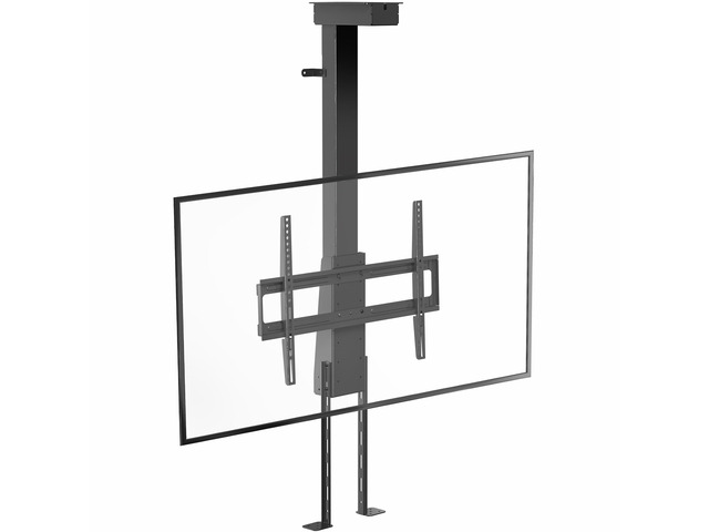 Black Drop Down Ceiling TV Mount for 43 to 88 in Screens, MOUNT-E-DN88 Motorized Flip Down TV Mount, Electric Television Bracket with Remote...