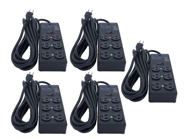 SS6B 6 Plug Surge Protector (5 Pack)