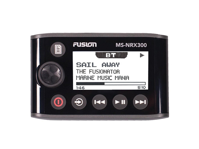 Fusion MS-NRX300 Marine Wired Remote, with NMEA 2000, A Brand, 2.13'