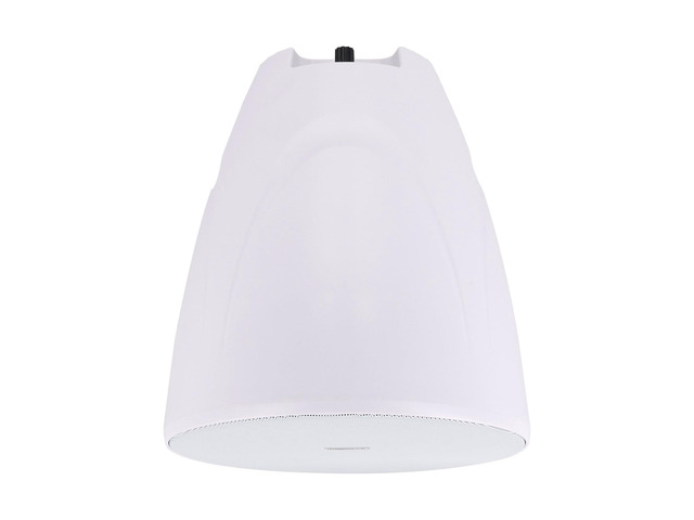 PEN-80T White 8' 70V Hanging Pendant Speaker for Restaurants 70V/100V Transformer Taps: 40W, 20W, 10W, 5W or 8 Ohm 60W RMS, Euroblock Terminals,...