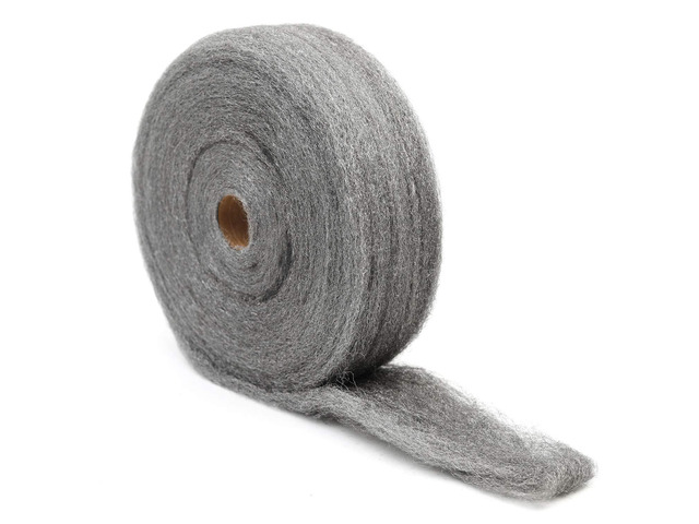 GMT 105045 Industrial-Quality Steel Wool Reel, #2 Medium Coarse; 5-lb. Reel (Case of 6); Clean & Remove Grime on Porcelain, Glass, and Metal Surfaces