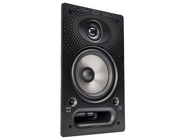 65-RT In-Wall Speaker, The Vanishing Series, White 6.5-inch driver with minimal-flange design for home theater, surround sound and multi-zone audio