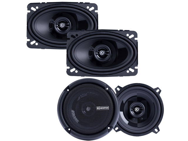1 Pair of PRX46 4x6 Coaxial and 1 Pair of PRX5 5' Coaxial Power Reference Series Speakers