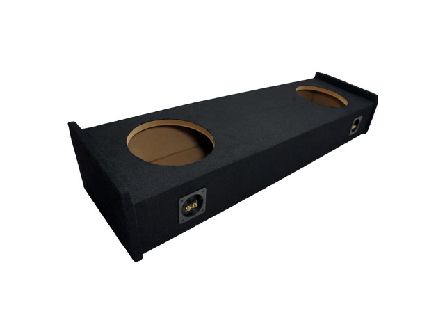 Dual 12' Subwoofer Box Fits 1997-1999 Ford F150 Extended Cab Sealed ASC Air-tight 12 inch MDF enclosure, durable charcoal carpet, contour-cut...