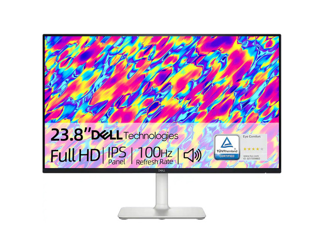 S24 inch Monitor, LED FHD - 100Hz Refresh Rate, 2x5W Speaker, 15001 Contrast Ratio, AMD FreeSync - VESA, 3H Hardness, Anti-Glare, 2 x HDMI, Ash White