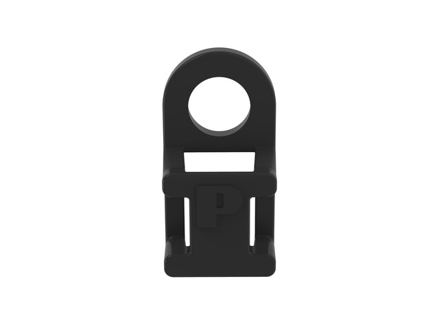 TA1S8-M30 Cable Tie Mount, #8 Screw, Heat Stabilized, Black (1,000-Pack)
