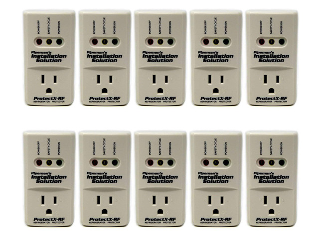 10 Pack 1875 Watts Refrigerator Voltage Protector Brownout Surge Appliance (New Model)