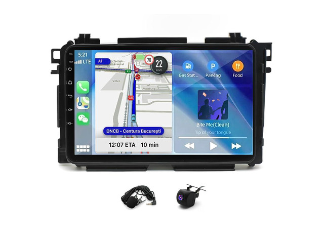 Android 14 Car Radio for Honda Vezel XRV HRV 2014-2019 Head Unit, 9 inch Touch Screen Honda Vezel Double Din Radio with Wireless Carplay GPS...