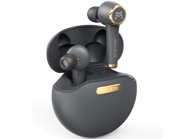 True Wireless Earbuds Bluetooth 5.0 Headphones, Sports in-Ear Stereo Mini Headset w/Mic Extra Bass IPX5 Waterproof Low Latency Instant Pairing...