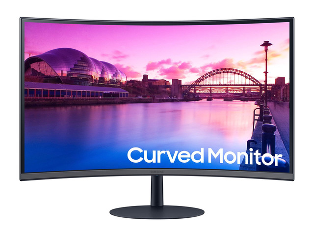 32-Inch S39C Series FHD Curved Gaming Monitor, 75Hz, AMD FreeSync, Game Mode, Advanced Eye Comfort, Frameless Display, Built in Speakers, Slim...