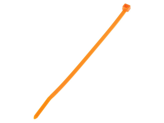 PLT3S-M3 Cable Tie, Standard, Nylon 6.6, 11.5' Length, Orange (1,000-Pack)