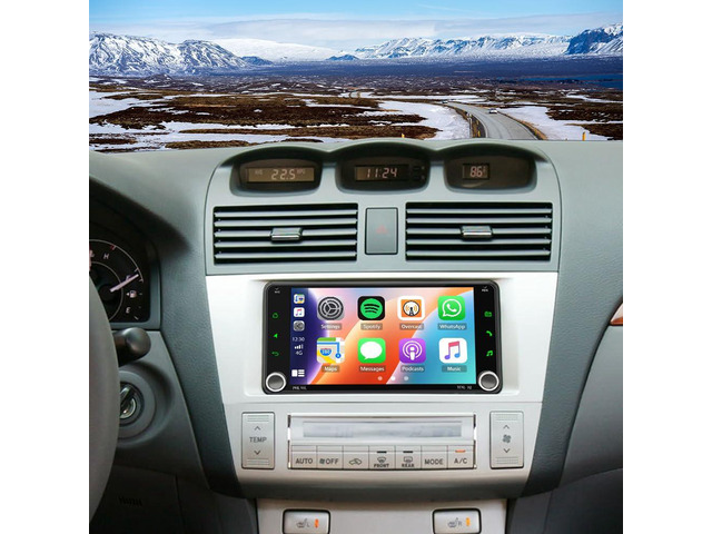 4+64G Android 14 Car Stereo Radio for Toyota Solara 2004-2008, 7'' Touch Screen Radio with Carplay Android Auto GPS SWC Bluetooth WiFi FM RDS DSP...