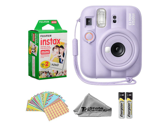 Instax Mini 13 Dreamy Purple Instant Camera with 20-Sheet Film Includes Instax Mini 13 Dreamy Purple Camera, 20-Sheet Mini Film & 20 Sticker...