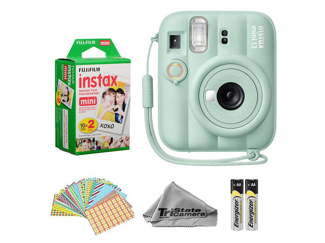 Instax Mini 13 Lagoon Green Instant Camera with 20-Sheet Film Includes Instax Mini 13 Lagoon Green Camera, 20-Sheet Mini Film & 20 Sticker Frames...