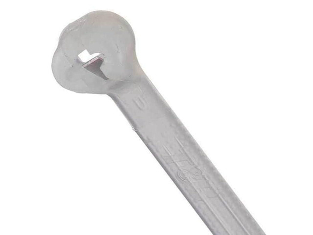 Cable Tie, 14-1/2 in L, 4 in Max Bundle Dia., Natural, Nylon 6/6, 30 lb Strength, 1000 PK - 1 Each