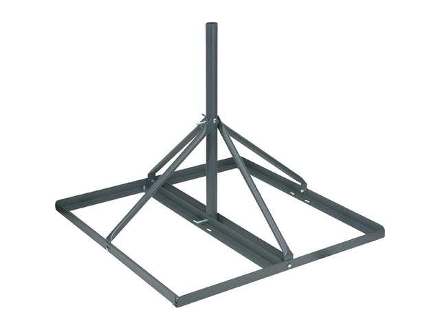 FRM-125 Non-Penetrating Roof Mount (60-Inch long 1.25-Inch OD mast, Grey)