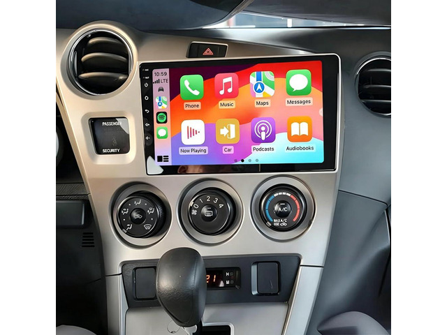 4+64G Android 14 Car Stereo Radio for Toyota Matrix 2009-2014 with Wireless Carplay Android Auto 9 inch Double Din Car Audio Receivers GPS...