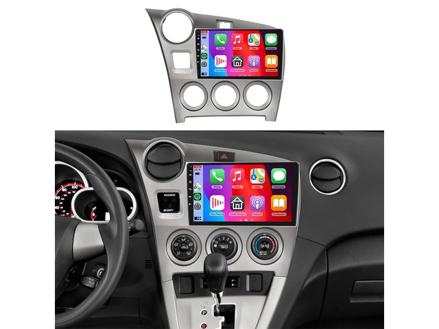 2+64G Android 14 Car Stereo Radio for Toyota Matrix 2009-2014 with Wireless Carplay Android Auto 9 inch Double Din Car Audio Receivers GPS...