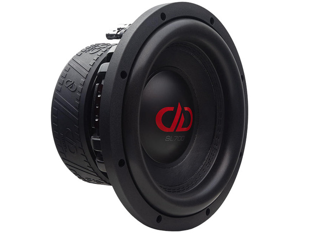 SL710-D2 10' 1000W RMS Dual 2-Ohms Hi-Def Shallow Subwoofer