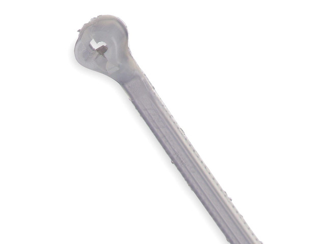 TY232M Standard Cable Tie, 8 in L x 0.1 in W x 0.05 in THK, Nylon