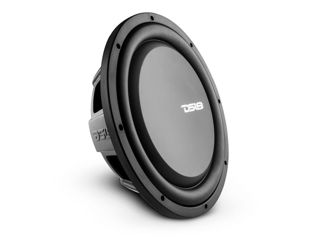 PSW12.4D 12' Shallow Mount Subwoofer 1200 Watts Max Power 600 Watts RMS Dual Voice Coil 4+4 OHMS Water Resistant - Best Sub for Tight Spaces in Car...