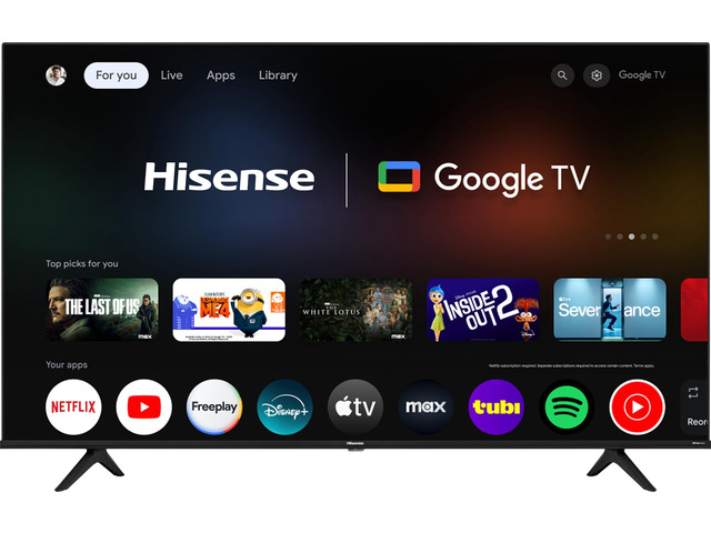 43-Inch Class A6 Series 4K UHD Smart Google TV with Alexa Compatibility, Dolby Vision HDR, DTS Virtual X, Sports & Game Modes, Voice Remote,...