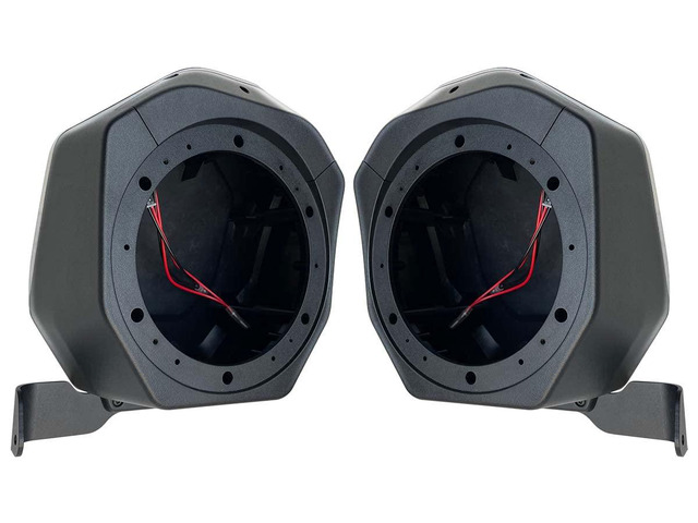 2021-2026 Ford Bronco 4-Door Rear Speaker Pod Upgrade 6.5' Weatherproof Plug & Play Roll Cage Mount Unloaded Enclosures Only - 220-BR-B65U