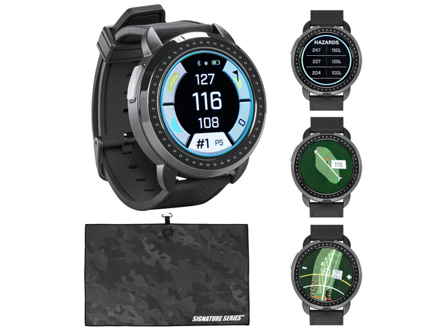 Bushnell Golf iON Elite GPS Smartwatch (Black) 38,000 Courses, Slope Compensation, Hazard Info, Color Touchscreen, Distance Calculator, Magnet...