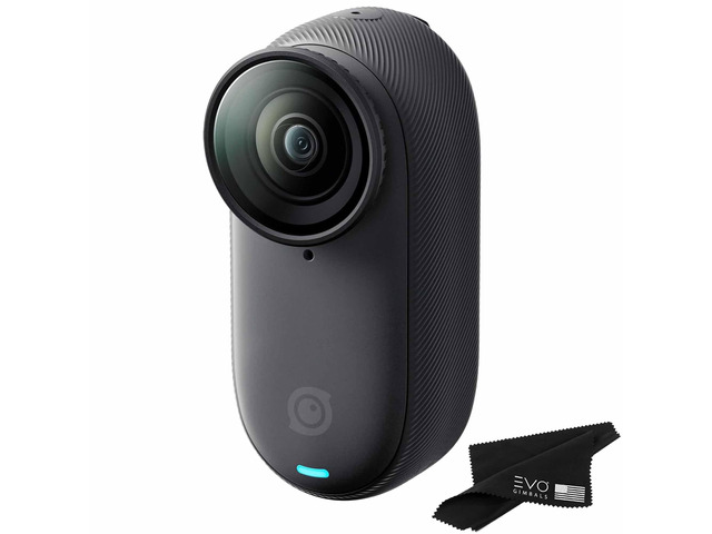 GO 3S Standalone Camera with 4K Recording, Versatile Mounting, and Waterproof Design (128GB, Midnight Black)