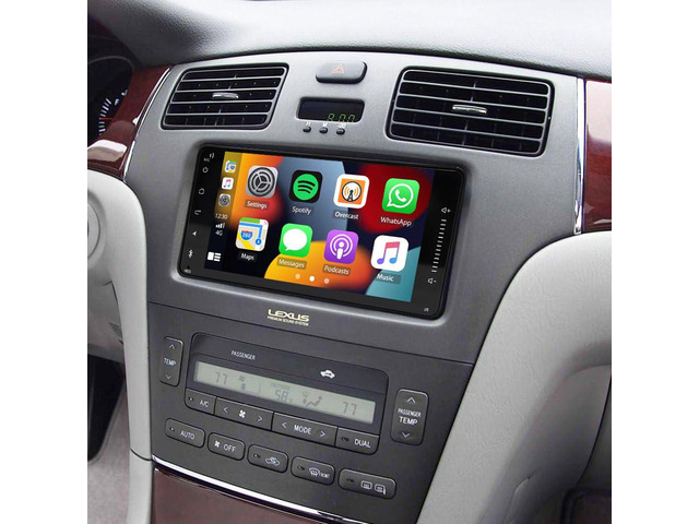 7'' Android 14 Car Stereo Radio for Lexus ES300 2002-2003, Double Din Touch Screen Car Radio with Carplay Android Auto Bluetooth Mirror Link MIC...