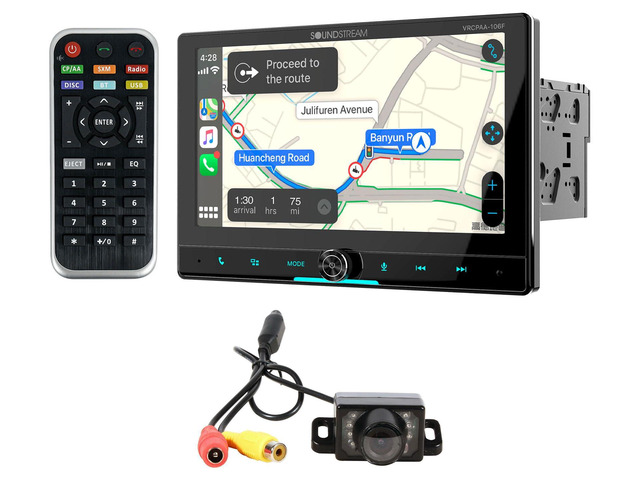 Bundle: (1) Soundstream VRCPAA-106F Car Monitor Receiver Bundle with (1) Rockville RBC1 Car Camera (2 Items)