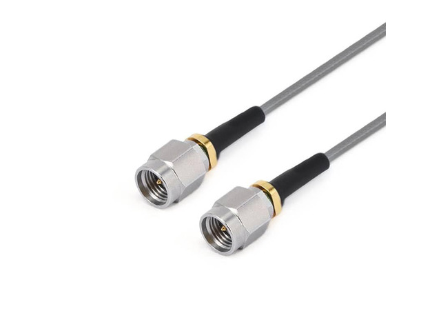 2.92mm Male to 2.92mm Male Cable Using 0.086' (2.2 mm) Series Low Loss Phase Stable Flexible Coax, DC - 40GHz, 50 Ohm (800 mm)