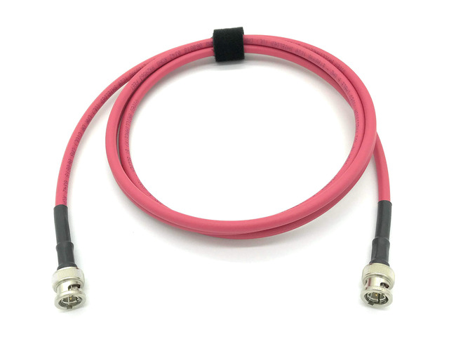 200ft 3G/6G HD SDI BNC Cable Belden 1505A RG59 - Red