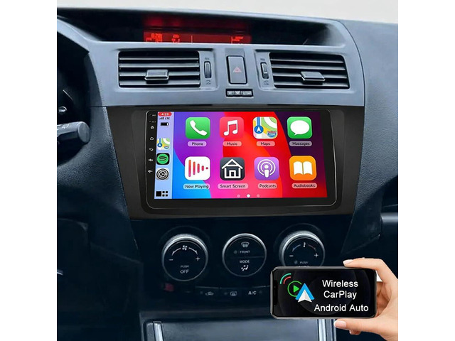 Android 14 Double Din Car Stereo Radio for Mazda 5 2011-2015, 9 inch Touch Screen Car Radio with Wireless Carplay Android Auto Car Stereo GPS...