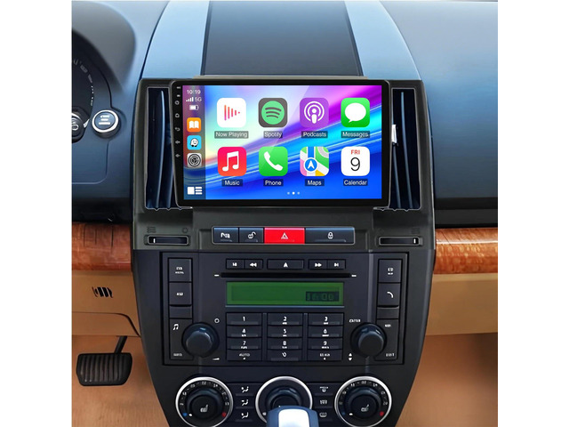 2+32G Android 13 Double Din Car Stereo Radio for 2007-2012 Compatible with Land Rover with Freelander 2 LR2 9'' Touch Screen CarRadio Audio...