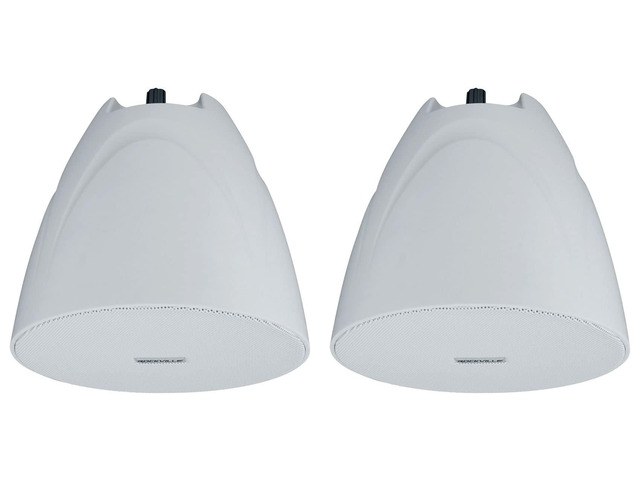 PEN-525T White 5.25' 70V Pendant Speaker for Restaurant2-Pack 70V/100V Transformer Taps: 40W, 20W, 10W, 5W or 8 Ohm 60W RMS, Euroblock Terminals,...