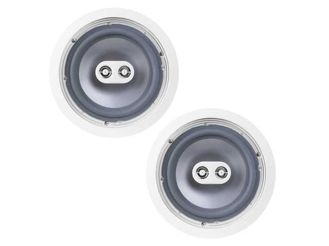 ICE600TTWRS 6.5' Dual Tweeter Stereo Ceiling Speaker Weather Proof - 2 Pack