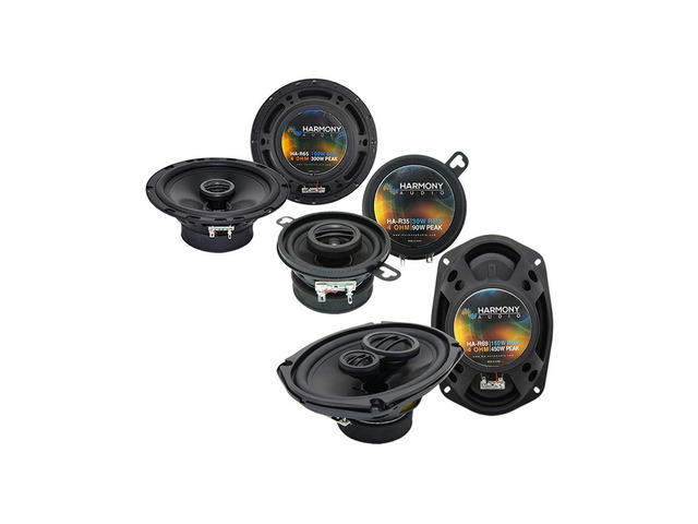 Speaker Upgrade Package Fits Pontiac G8 2008-09 R65 R35 R69 6.5 3.5 inch and 6x9 replacement sets for your car, covers dash front door and rear...