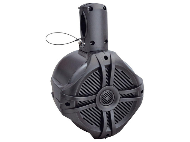 MWT80T Marine-Grade 8' 750-Watt Wake Tower Enclosure & Speaker System (Titanium)