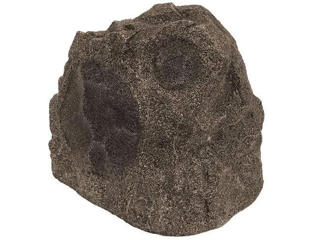 PAS-RS6-SHALEBROWN Proficient Protege 6' Two-Way High-Performance Outdoor Rock Loudspeaker, 8 Ohm, 60 21000 Hz, 89 dB, Shale Brown
